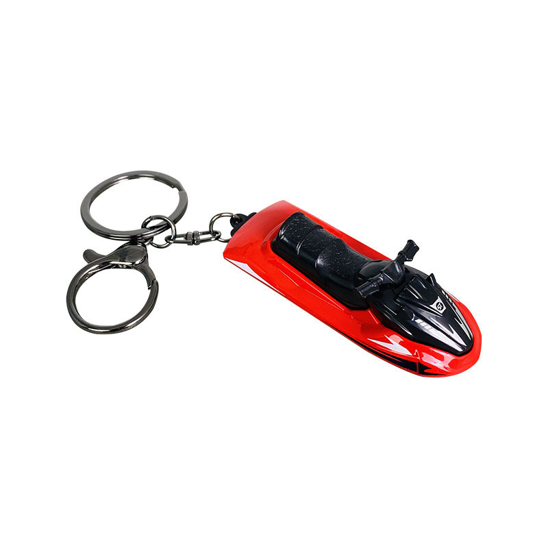 Wholesale Cartoon Motor Boat Mini Model Plastic Keychain